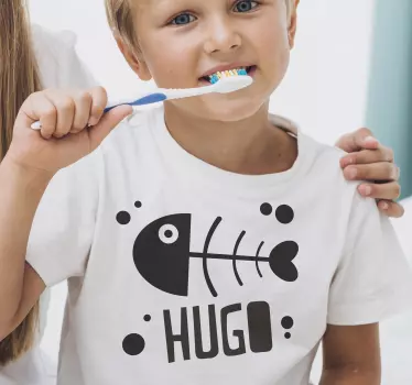 Maglietta infantile tema pesci divertenti - TenStickers