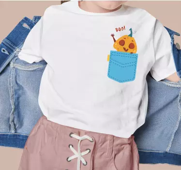 Maglietta infantile zucca tascabile - TenStickers