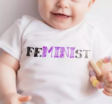 Magliette femministe per neonati e bambini - TenStickers