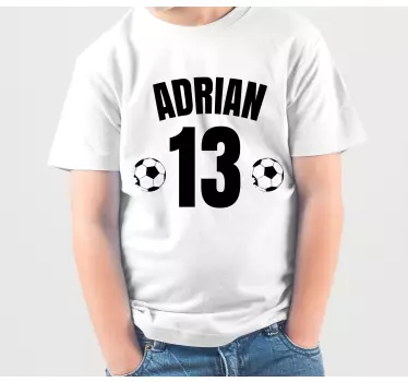 T-shirt infantile Calcio personalizzato - TenStickers