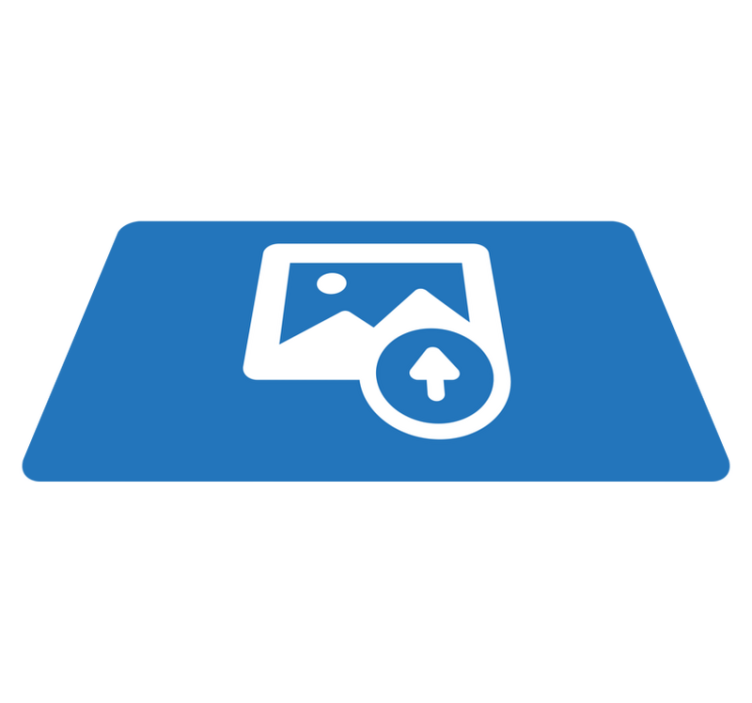 Tappeto vinile bagno con immagine personalizzata - TenStickers