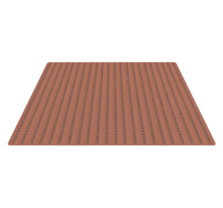 Tappeto vinile esterno disegno della linea tratteggiata - TenStickers