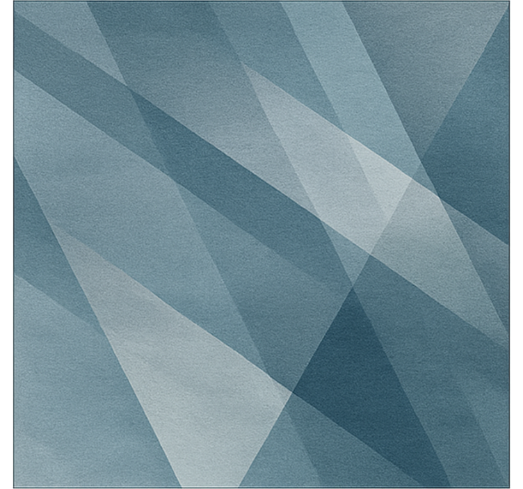 Tappeto vinile sala da pranzo gradiente geometrico astratto - TenStickers