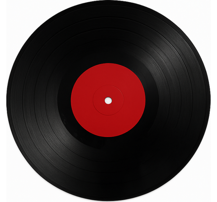 Tappeto vinile sala da pranzo disco in vinile enorme - TenStickers