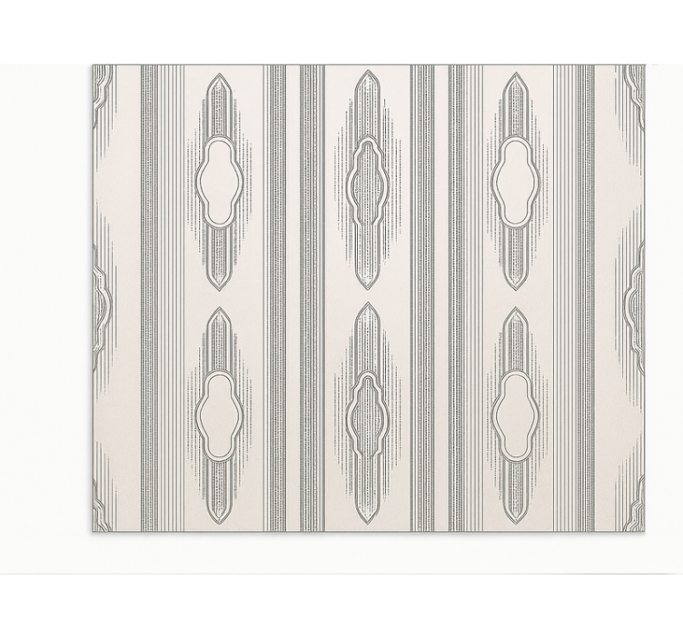 Tappeto vinile sala da pranzo intricata geometria etnica - TenStickers