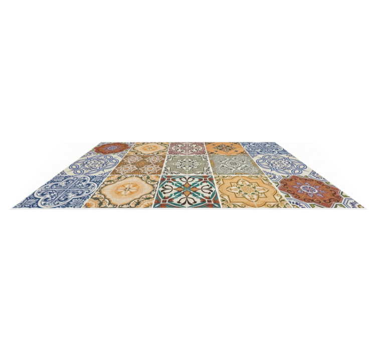 Tappeto pvc cucina mosaico mediterraneo eclettico - TenStickers