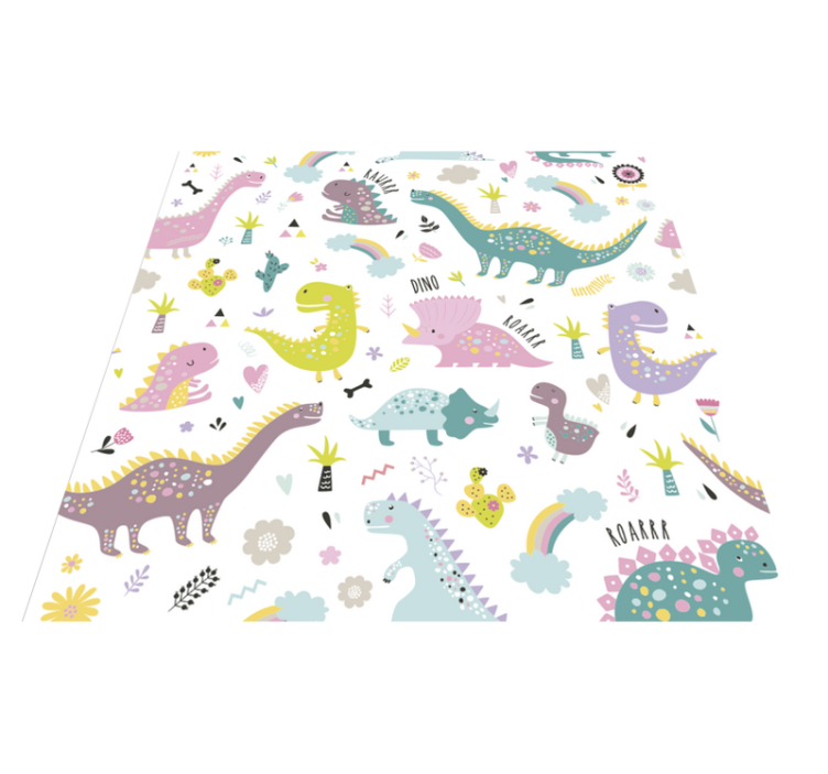 Tappeto vinile animali dinosauri kallax - TenStickers