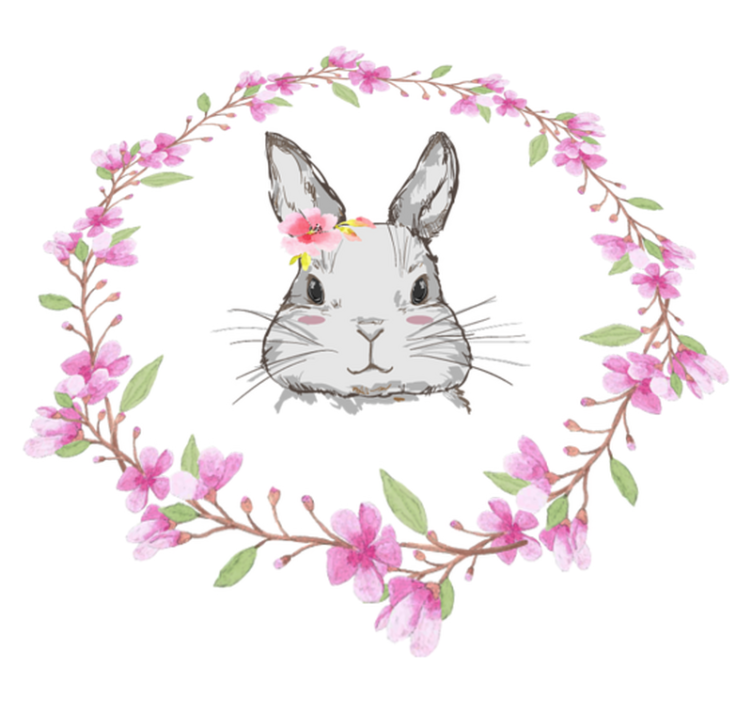 Tappeto vinile animali africa selvaggia per bambine - TenStickers