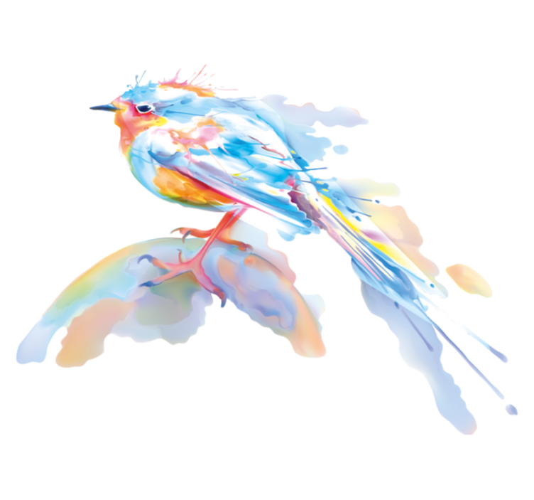 Tappeto vinile animali schiuma di uccelli - TenStickers