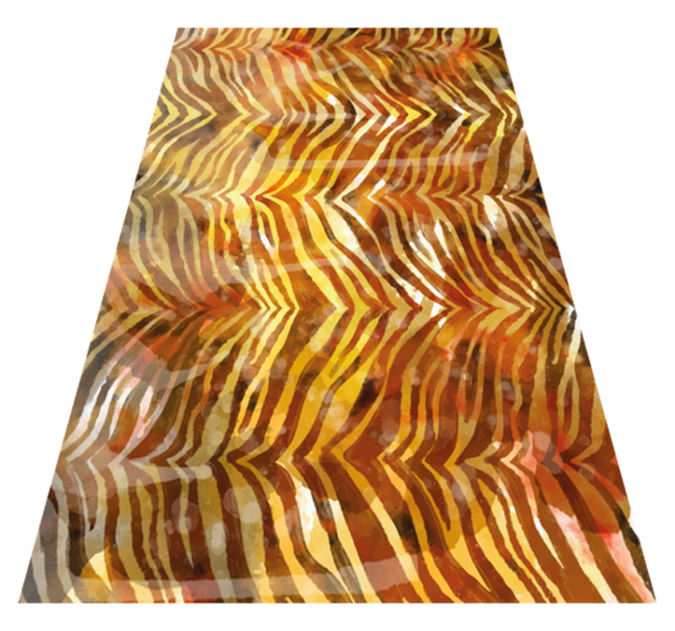 Tappeto vinile animali zebra texture acquerello - TenStickers