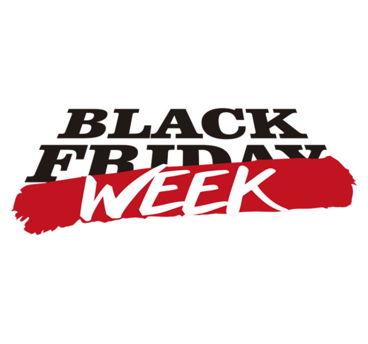 Tappeto vinile black friday settimana black friday - TenStickers