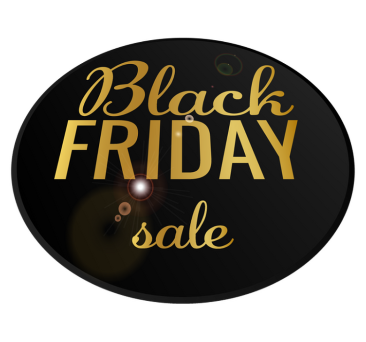 Tappeto vinile black friday vendita elegante black friday - TenStickers