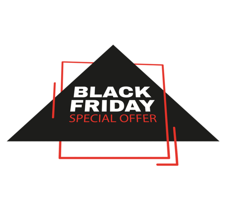 Tappeto vinile black friday cartello black friday - TenStickers