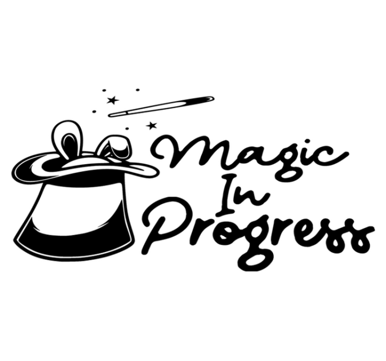 Tappeto vinile animali con conigli magici e arcobaleni - TenStickers