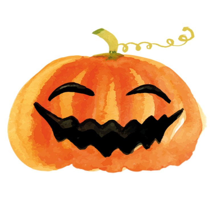 Tappeto vinile halloween zucca felice - TenStickers