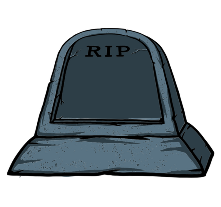 Tappeto vinile halloween tomba strana e insolita - TenStickers