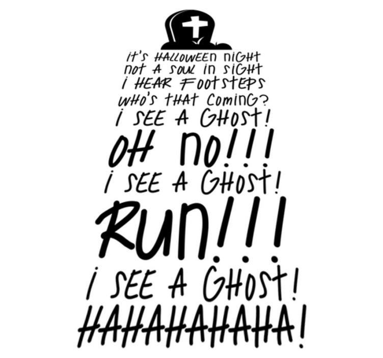 Tappeto vinile halloween canzone popolare - TenStickers