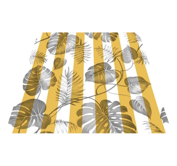 Tappeto vinile fiori per porte scorrevoli - TenStickers