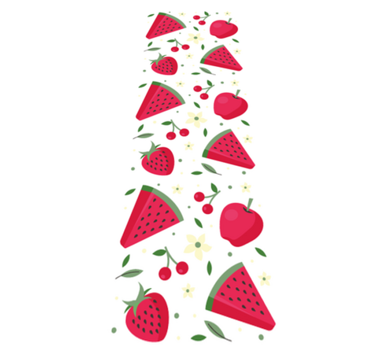 Tappeto pvc cucina motivo di frutta diversa - TenStickers
