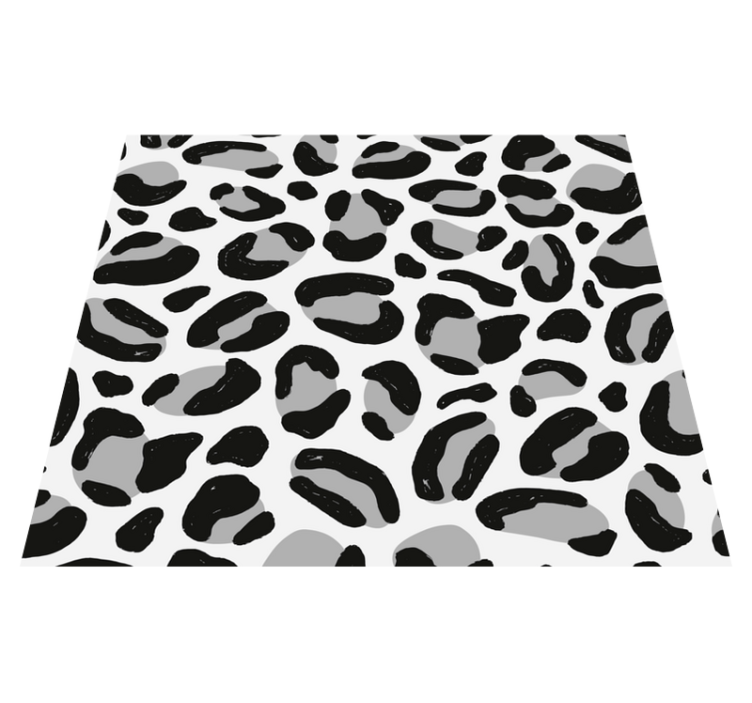 Tappeto vinile stampa animale pelliccia di leopardo - TenStickers