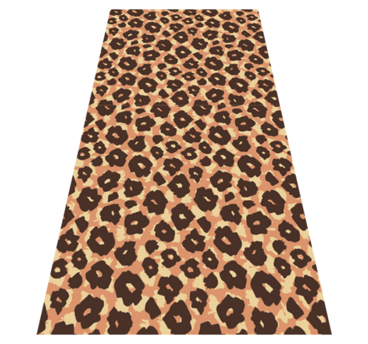 Tappeto vinile stampa animale imitazione leopardo vellutato - TenStickers