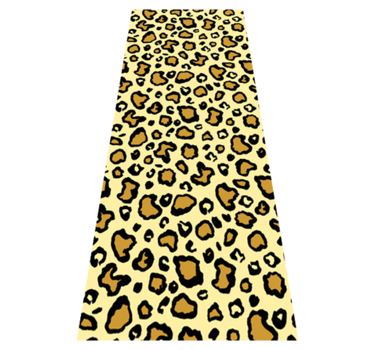 Tappeto vinile stampa animale motivo leopardato classico - TenStickers