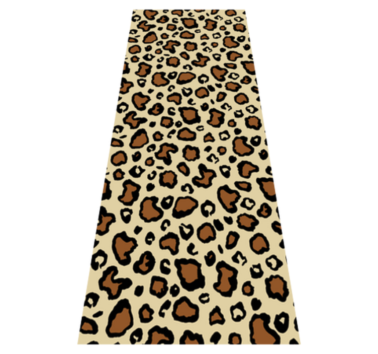 Tappeto vinile stampa animale leopardato classico - TenStickers