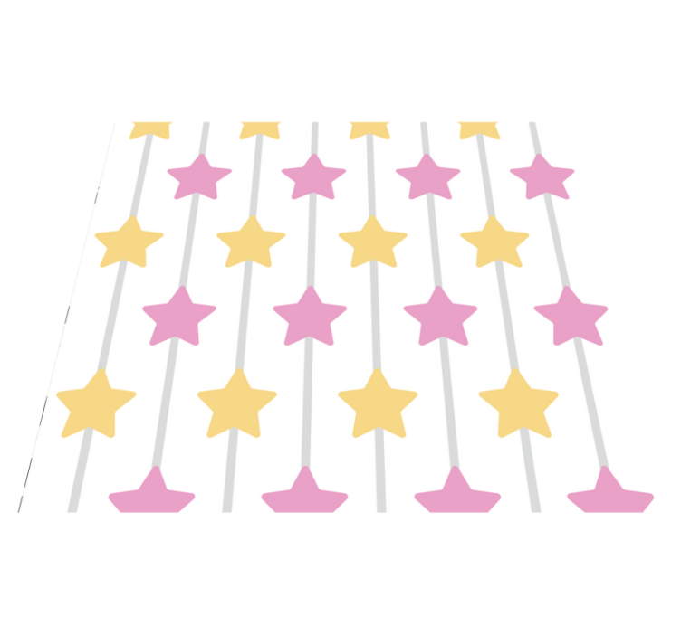 Tappetto vinile stelle dolcezza fenomenale - TenStickers