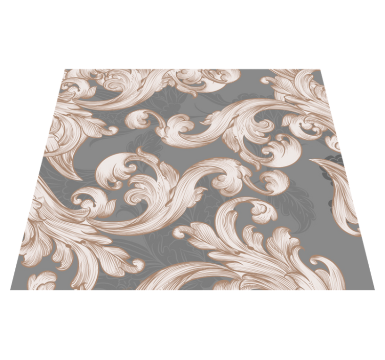 Tappeto vinile camera da letto belle grigia - TenStickers