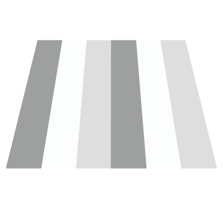 Tappeto vinile camera da letto strisce verticali grigie - TenStickers