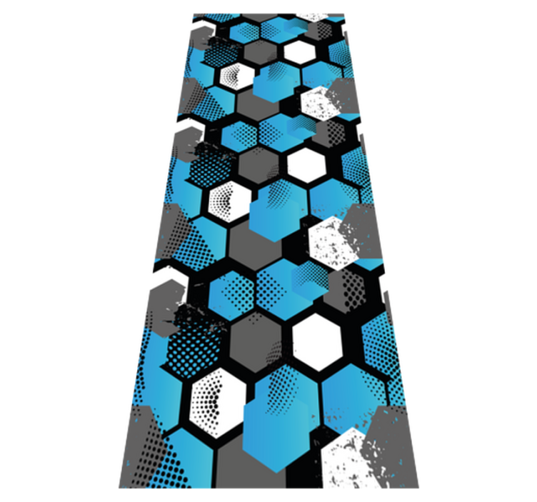 Tappeto vinile camera da letto sfondo calcio astratto - TenStickers