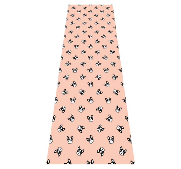 Tappeto vinile camera da letto motivo bulldog francese - TenStickers