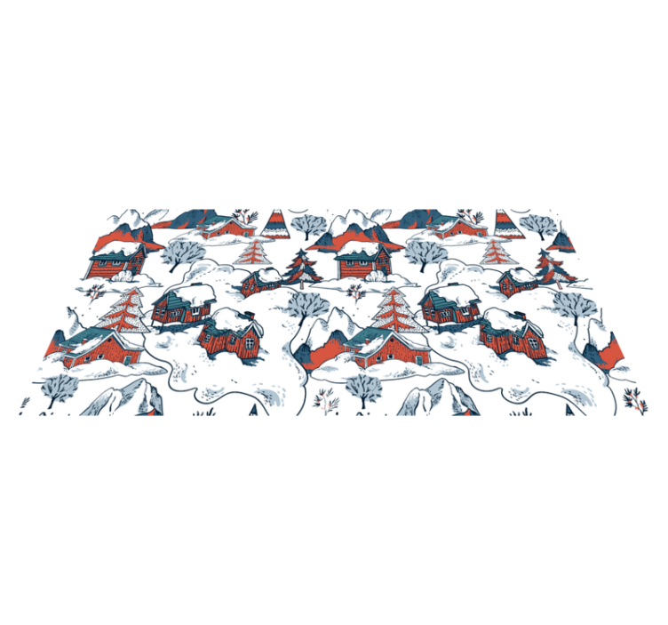 Tappeto vinile natura montagne polacche - TenStickers