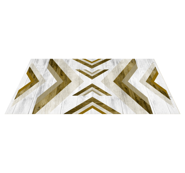 Tappeto vinile geometrico copertura scrivania strutturata - TenStickers