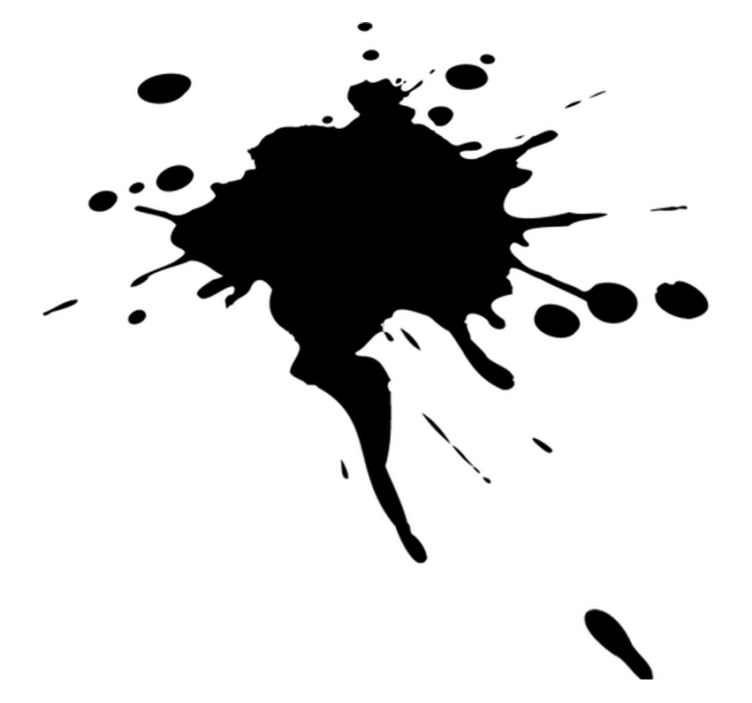 Tappeto vinile geometrico effetto splash - TenStickers