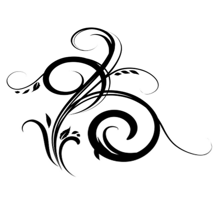 Tappeto vinile camera da letto adesivo decorativo foglia - TenStickers