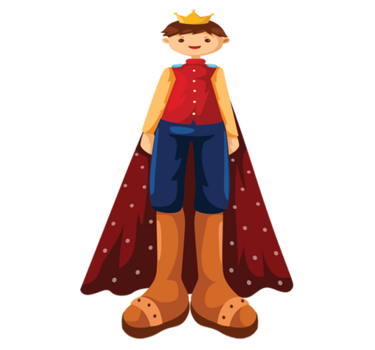 Tappeto vinile per bambini illustrazione regale - TenStickers