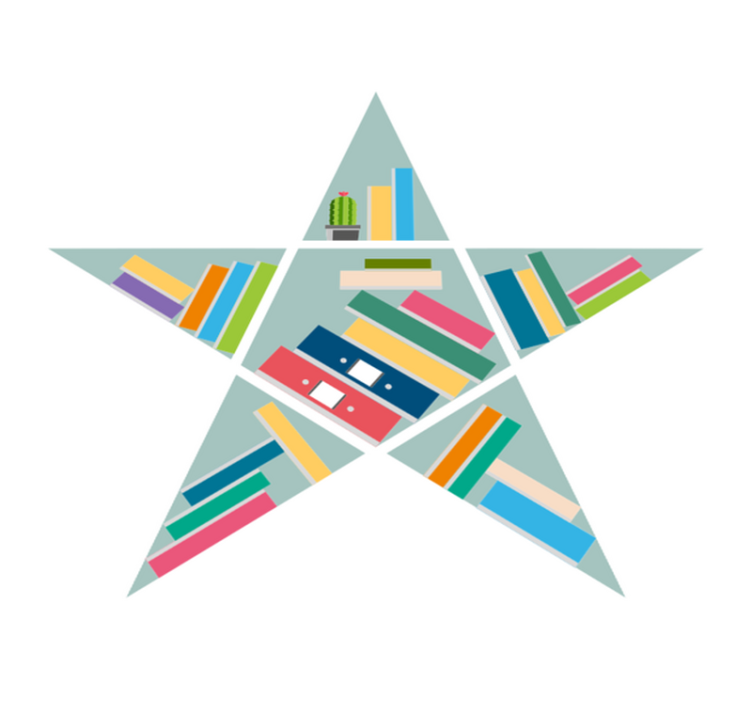 Tappeto vinile per bambini lettore di stelle - TenStickers