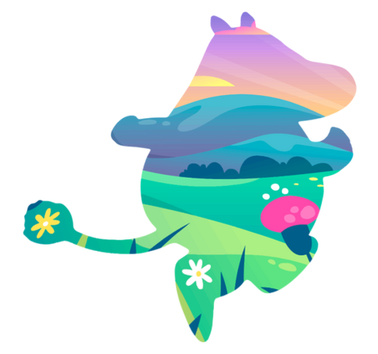 Tappeto vinile per bambini mondo moomin - TenStickers