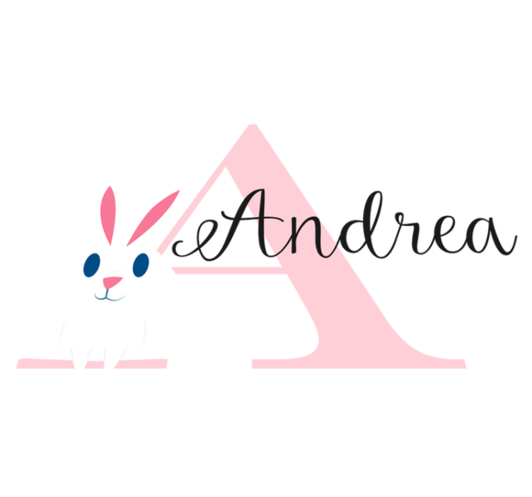 Tappeto vinile per bambini adesivo personalizzato felice - TenStickers