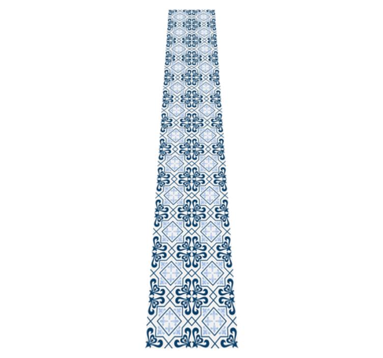 Tappeto pvc cucina piastrella portoghese blu tipica - TenStickers