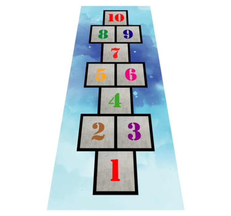 Tappeto vinile giochi divertimento con la campana - TenStickers