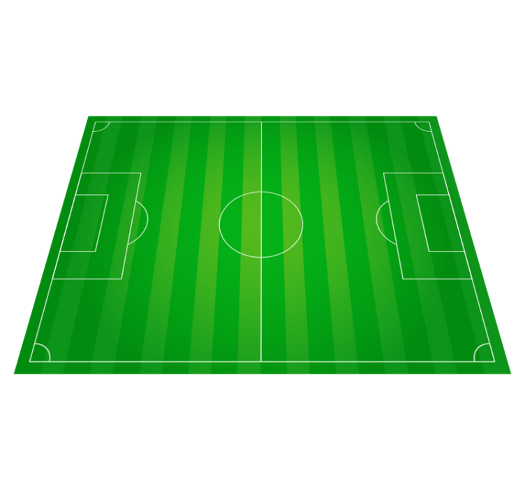 Tappeto da calcio campo da calcio per teenager - TenStickers