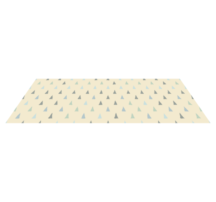 Tappeto vinile strisce forme geometriche triangolari - TenStickers