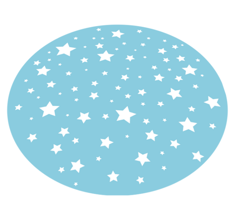 Tappetto vinile stelle paesaggio stellare celeste - TenStickers