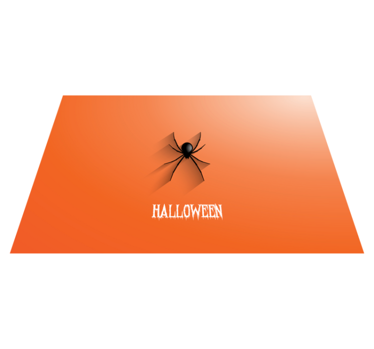 Tappeto vinile Halloween ragno di halloween - TenStickers