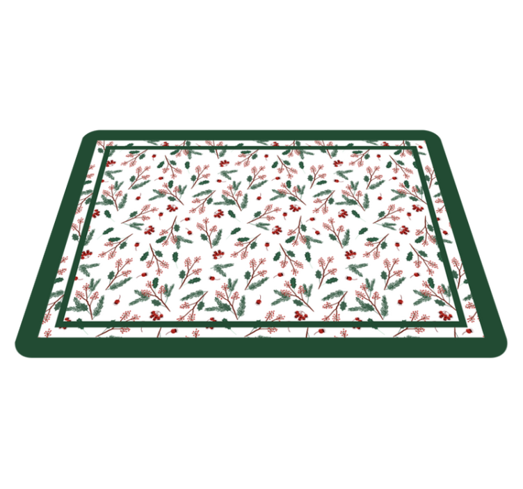 Tappeto vinile fiori giardino botanico - TenStickers
