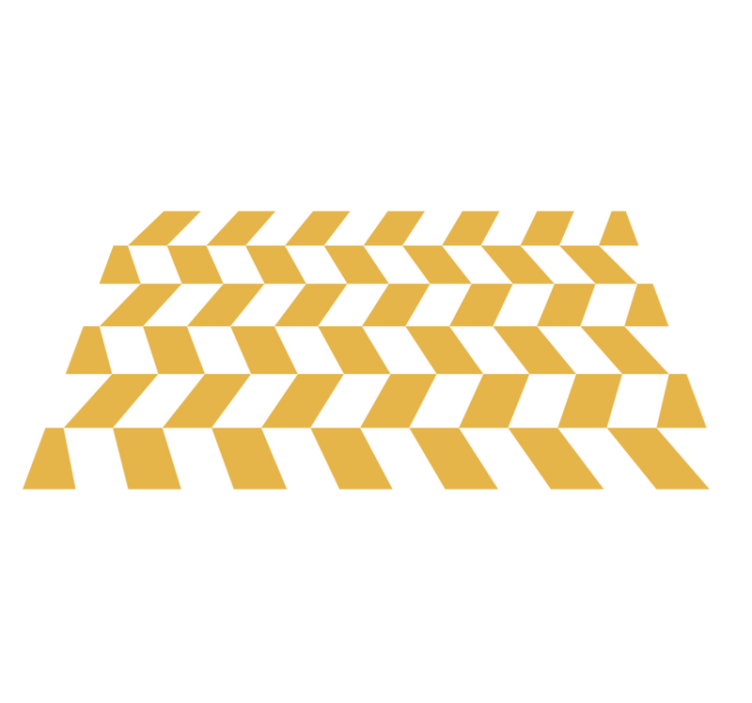 Tappeto vinile strisce spina di pesce geometrica - TenStickers