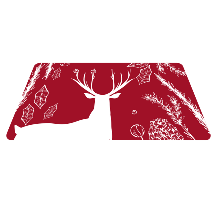 Tappeto vinile animali illustrazione ispirata alla natura - TenStickers