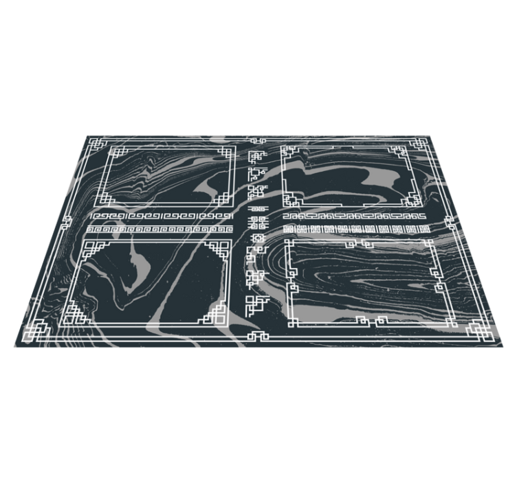 Tappeto vinile effetto marmo tessuto marmorizzato - TenStickers